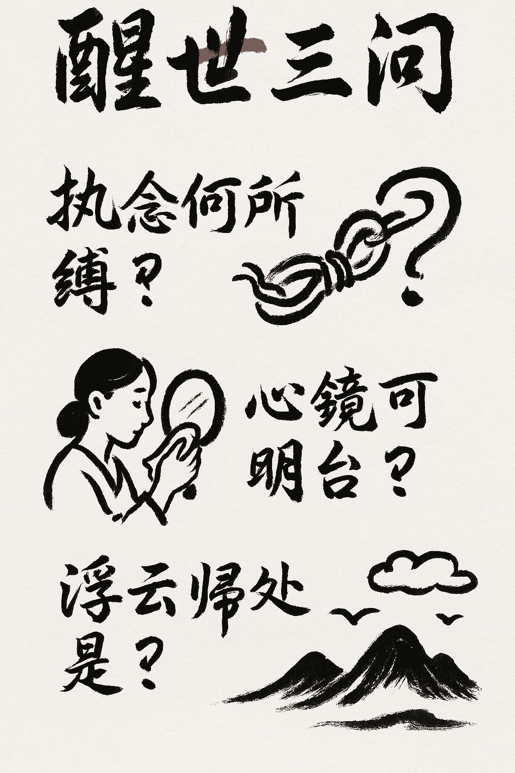 手绘信息图表卡